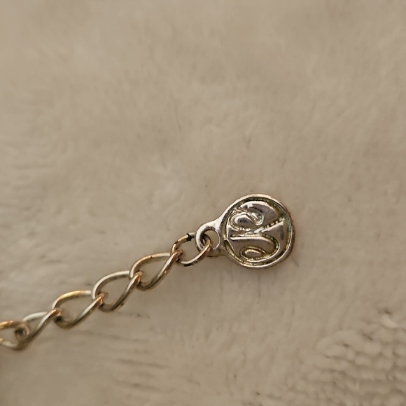 EP Chrysanthemum Fossilized Coral Teardrop Stone Pendant Leather Necklace - Picture 7 of 7